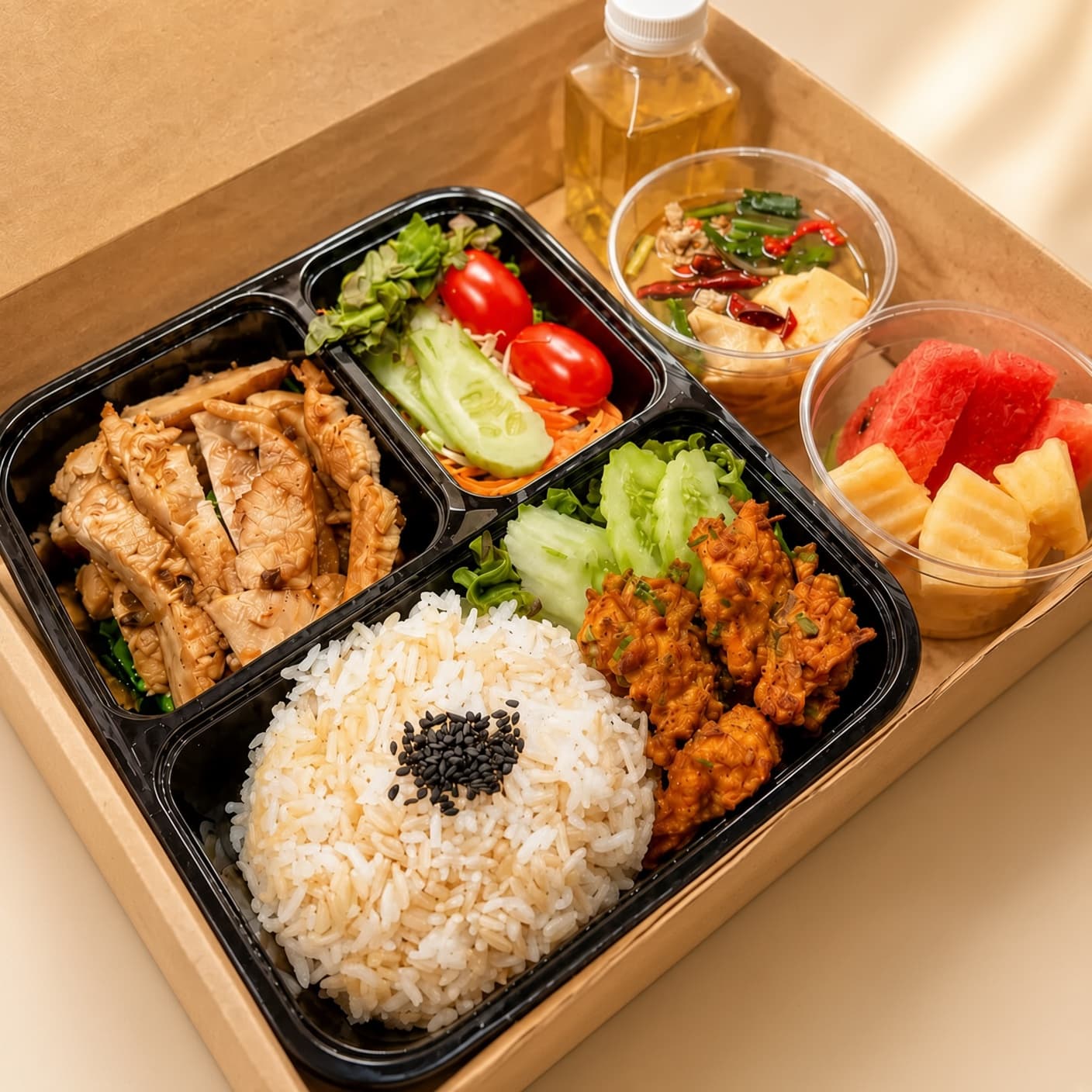 ข้าวกล่องพร้อมรับประทาน Lunch Box Catering สำหรับงานประชุม สัมมนา และงานบริษัท